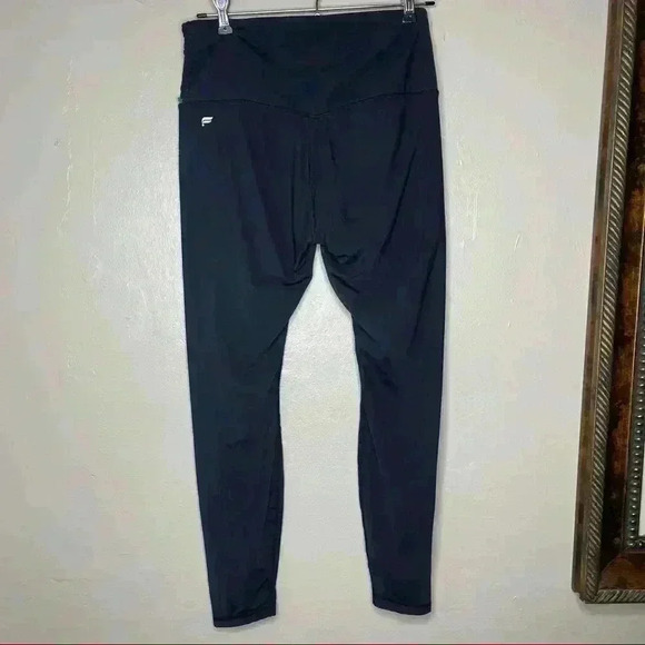 Fabletics Black High Rise Mesh Tights Leggings - Picture 7 of 7